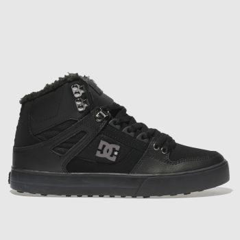 DC SHOES BLACK PURE HIGH-TOP WC WNT TRAINERS DC SHOES BLACK PURE HIGH-TOP WC WNT TRAINERS