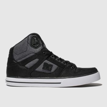 dc shoes black & white pure high-top wc tx se trainers dc shoes black & white pure high-top wc tx se trainers