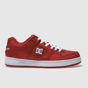 DC SHOES RED MANTECA TX SE TRAINERS DC SHOES RED MANTECA TX SE TRAINERS