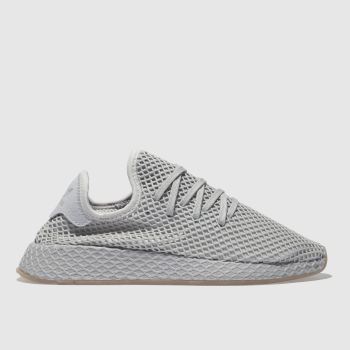 ADIDAS GREY DEERUPT RUNNER TRAINERS ADIDAS GREY DEERUPT RUNNER TRAINERS