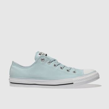 CONVERSE PALE BLUE ALL STAR PEACH CANVAS OX TRAINERS CONVERSE PALE BLUE ALL STAR PEACH CANVAS OX TRAINERS