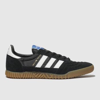 ADIDAS BLACK & WHITE INDOOR SUPER TRAINERS ADIDAS BLACK & WHITE INDOOR SUPER TRAINERS
