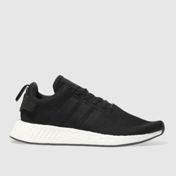 ADIDAS BLACK & WHITE NMD_R2 TRAINERS ADIDAS BLACK & WHITE NMD_R2 TRAINERS