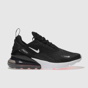 NIKE BLACK & WHITE AIR MAX 270 TRAINERS NIKE BLACK & WHITE AIR MAX 270 TRAINERS