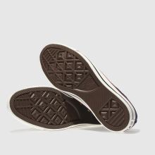 converse navy & orange earthy buck trek ox trainers