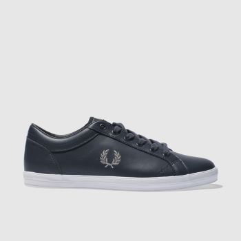 FRED PERRY NAVY BASELINE PIQUE TRAINERS FRED PERRY NAVY BASELINE PIQUE TRAINERS