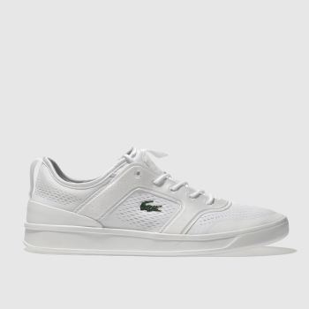 LACOSTE WHITE EXPLORATEUR LIGHT TRAINERS LACOSTE WHITE EXPLORATEUR LIGHT TRAINERS