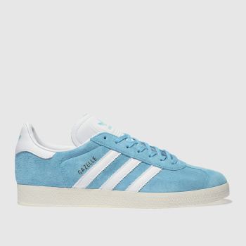 ADIDAS BLUE GAZELLE TRAINERS ADIDAS BLUE GAZELLE TRAINERS