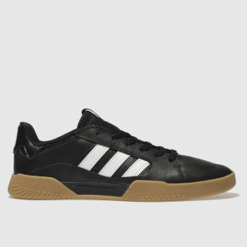 ADIDAS SKATEBOARDING BLACK & WHITE VRX LOW TRAINERS ADIDAS SKATEBOARDING BLACK & WHITE VRX LOW TRAINERS