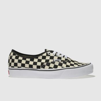 VANS WHITE & BLACK AUTHENTIC LITE TRAINERS VANS WHITE & BLACK AUTHENTIC LITE TRAINERS