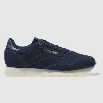 REEBOK NAVY CLASSIC LEATHER MCC TRAINERS REEBOK NAVY CLASSIC LEATHER MCC TRAINERS
