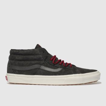 vans dark grey sk8-mid reissue ghillie mte trainers vans dark grey sk8-mid reissue ghillie mte trainers