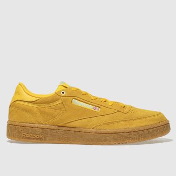 REEBOK YELLOW CLUB C 85 TRAINERS REEBOK YELLOW CLUB C 85 TRAINERS