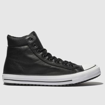 CONVERSE BLACK & WHITE ALL STAR BOOT PC HI TRAINERS CONVERSE BLACK & WHITE ALL STAR BOOT PC HI TRAINERS