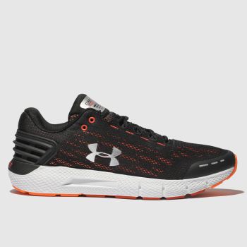 UNDER ARMOUR BLACK & RED CHARGED ROGUE TRAINERS UNDER ARMOUR BLACK & RED CHARGED ROGUE TRAINERS