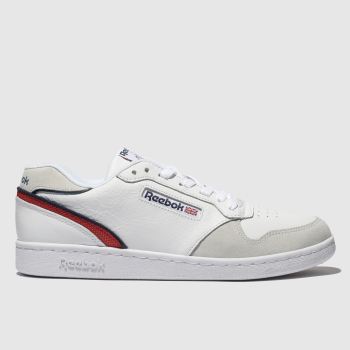 reebok white & red act 300 trainers reebok white & red act 300 trainers