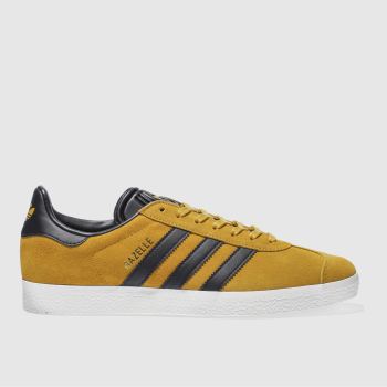 ADIDAS YELLOW GAZELLE TRAINERS ADIDAS YELLOW GAZELLE TRAINERS