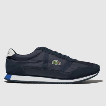 lacoste navy & white partner trainers lacoste navy & white partner trainers