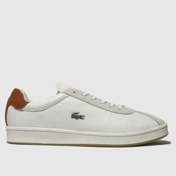 LACOSTE WHITE MASTERS TRAINERS LACOSTE WHITE MASTERS TRAINERS