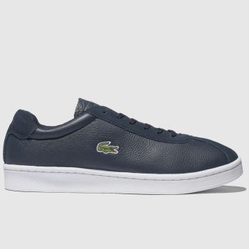 lacoste navy & white masters trainers lacoste navy & white masters trainers