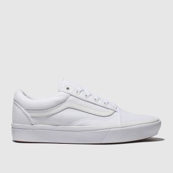 VANS WHITE COMFYCUSH OLD SKOOL TRAINERS VANS WHITE COMFYCUSH OLD SKOOL TRAINERS