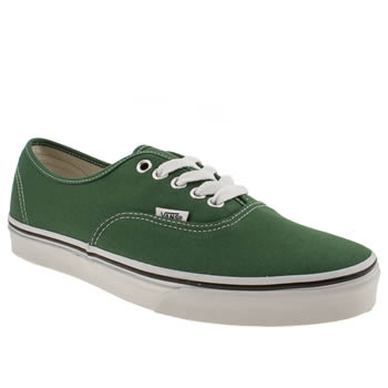 mens vans green authentic trainers mens vans green authentic trainers