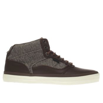 VANS BROWN BEDFORD TRAINERS VANS BROWN BEDFORD TRAINERS