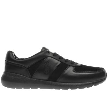 POLO RALPH LAUREN BLACK CORDEL TRAINERS POLO RALPH LAUREN BLACK CORDEL TRAINERS