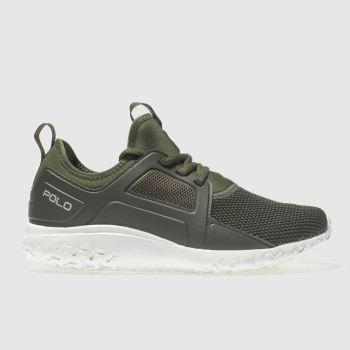 POLO RALPH LAUREN KHAKI TRAIN 150 TRAINERS POLO RALPH LAUREN KHAKI TRAIN 150 TRAINERS