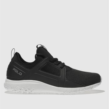 POLO RALPH LAUREN BLACK TRAIN 150 TRAINERS POLO RALPH LAUREN BLACK TRAIN 150 TRAINERS