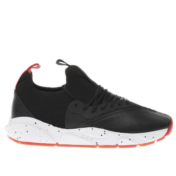 CLEAR WEATHER BLACK & RED CLOUD STRYK TRAINERS CLEAR WEATHER BLACK & RED CLOUD STRYK TRAINERS