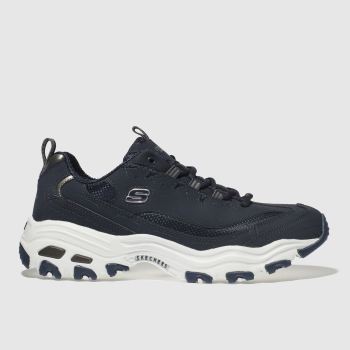 skechers navy dlites trainers skechers navy dlites trainers