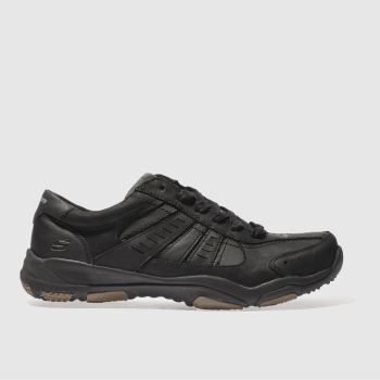 SKECHERS BLACK LARSON NERICK TRAINERS SKECHERS BLACK LARSON NERICK TRAINERS