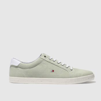 TOMMY HILFIGER LIGHT GREEN ESSENTIAL LL TRAINERS TOMMY HILFIGER LIGHT GREEN ESSENTIAL LL TRAINERS