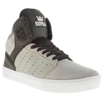 mens supra grey & black atom trainers mens supra grey & black atom trainers
