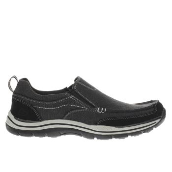 SKECHERS BLACK EXPECTED TOMEN TRAINERS SKECHERS BLACK EXPECTED TOMEN TRAINERS