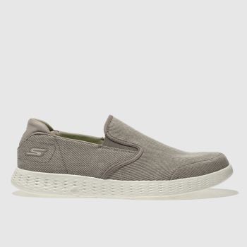 SKECHERS BEIGE ON THE GO GLIDE TRAINERS SKECHERS BEIGE ON THE GO GLIDE TRAINERS