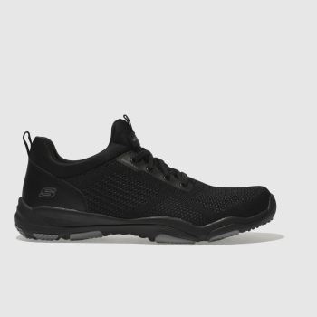 SKECHERS BLACK LARSON NORVEN TRAINERS SKECHERS BLACK LARSON NORVEN TRAINERS