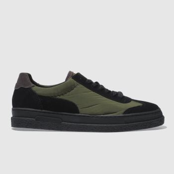 H BY HUDSON BLACK & GREEN AMBLE TRAINERS H BY HUDSON BLACK & GREEN AMBLE TRAINERS