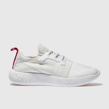 CALVIN KLEIN WHITE JEANS MEL TRAINERS CALVIN KLEIN WHITE JEANS MEL TRAINERS