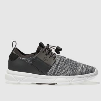 HYPE GREY KNIT RUNNER TRAINERS HYPE GREY KNIT RUNNER TRAINERS