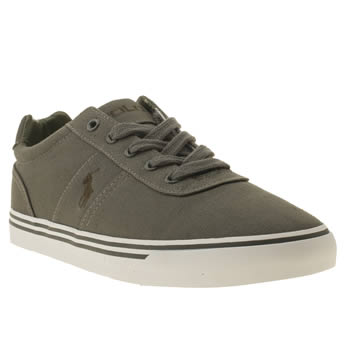 mens polo ralph lauren dark grey hanford canvas trainers mens polo ralph lauren dark grey hanford canvas trainers