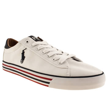 mens polo ralph lauren white & navy harvey shoes mens polo ralph lauren white & navy harvey shoes