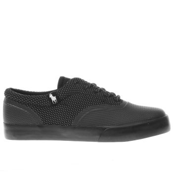 POLO RALPH LAUREN BLACK VERNON TRAINERS POLO RALPH LAUREN BLACK VERNON TRAINERS