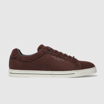 TED BAKER BURGUNDY WERILL TRAINERS TED BAKER BURGUNDY WERILL TRAINERS