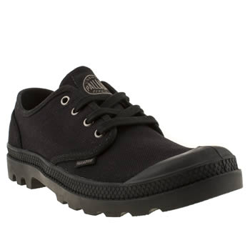 mens palladium black pampa oxford shoes mens palladium black pampa oxford shoes