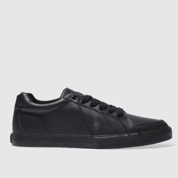 POLO RALPH LAUREN BLACK HUGH TRAINERS POLO RALPH LAUREN BLACK HUGH TRAINERS