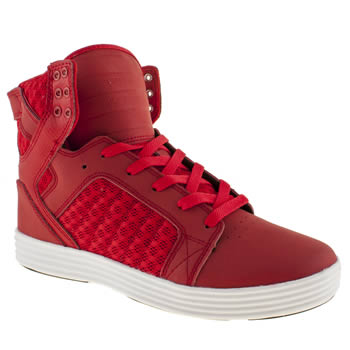 mens supra red skytop lite trainers mens supra red skytop lite trainers