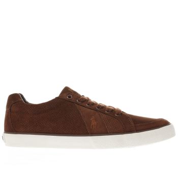 POLO RALPH LAUREN BROWN HUGH TRAINERS POLO RALPH LAUREN BROWN HUGH TRAINERS