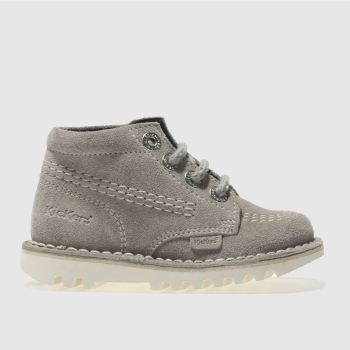 KICKERS GREY KICK HI BOYS TODDLER BOOTS KICKERS GREY KICK HI BOYS TODDLER BOOTS